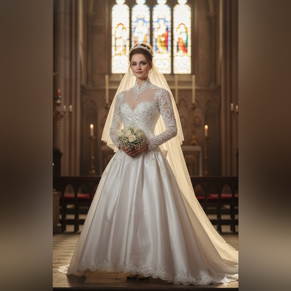 NINA BALDUCCI VINTAGE WEDDING GOWN